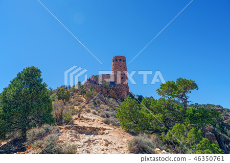 Desert View Watchtower, Grand Canyon in Arizona, 46350761