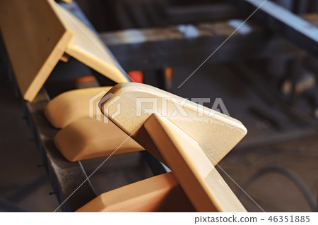 wooden detail in the painting 46351885