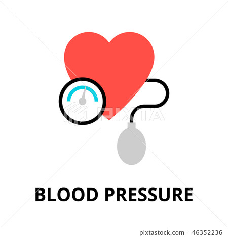 Concept of blood pressure icon 46352236