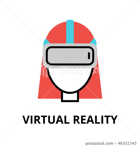 Icon of future technology - virtual reality 46352343
