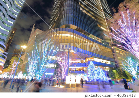 日比谷階梯廣場的照明 日比谷階梯廣場的照明 46352418