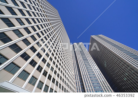 Tokyo cityscape landscape in Japan View of Kasumigaseki Building (left) and Central Complex Office Building No. 7 46353392