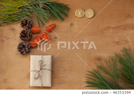 Christmas background card Christmas tree holiday new year gifts decor Christmas background card Christmas tree holiday new year gifts decor 46353394