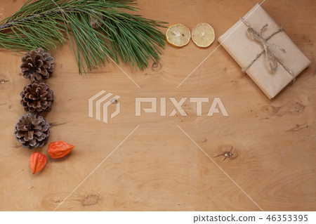 Christmas background card Christmas tree holiday new year gifts decor Christmas background card Christmas tree holiday new year gifts decor 46353395