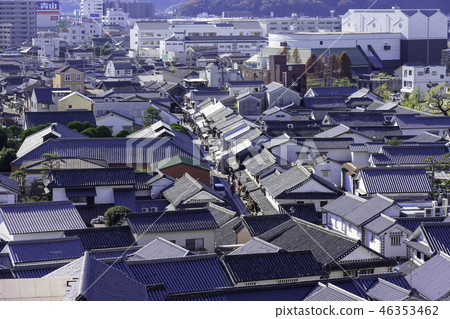 Kurashiki Biei district and Gebunkan Kurashiki Biei district and Gebunkan 46353462