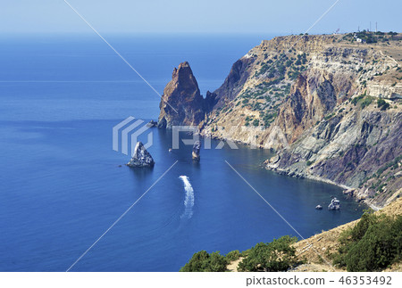 Cape Fiolent, Herakleian peninsula of Crimea Cape Fiolent, Herakleian peninsula of Crimea 46353492