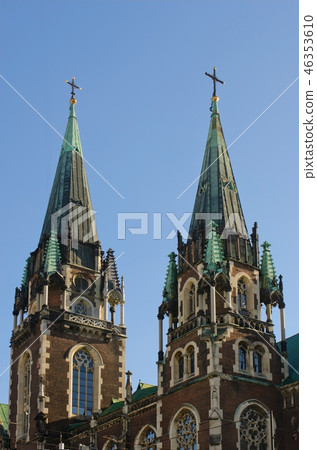 Towers of Church of St. Elisabeth Towers of Church of St. Elisabeth 46353610