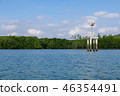 Tropical sea, sky & mountain in summer in Thailand 46354491