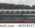 glasshouse in daytime in rural area 46354537