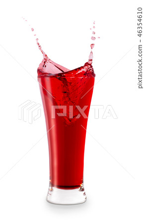 glass of splashing juice glass of splashing juice 46354610