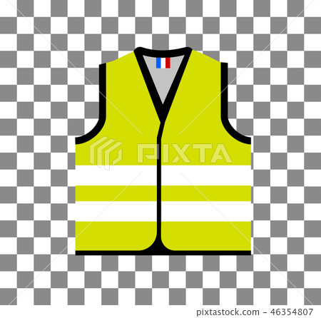 Yellow vest, as a symbol of protests in France against rising fuel prices. Yellow jacket revolution Yellow vest, as a symbol of protests in France against rising fuel prices. Yellow jacket revolution 46354807