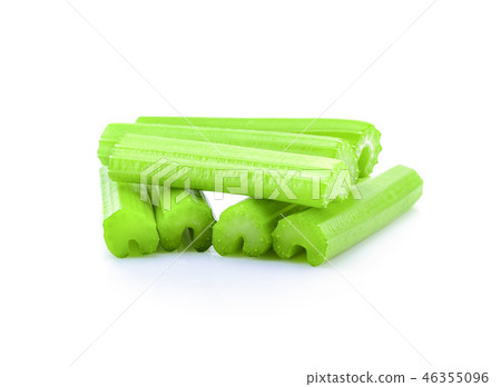 Celery isolated on white background Celery isolated on white background 46355096