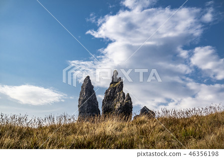The Old Man Of Storr on the Isle of Skye during sunrise The Old Man Of Storr on the Isle of Skye during sunrise 46356198