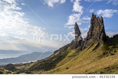 The Old Man Of Storr on the Isle of Skye during sunrise The Old Man Of Storr on the Isle of Skye during sunrise 46356199