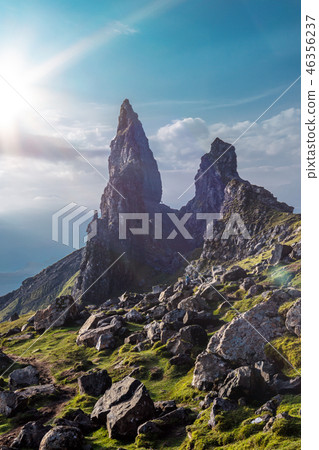 The Old Man Of Storr on the Isle of Skye during sunrise 46356237