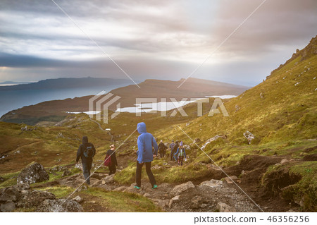 The Old Man Of Storr on the Isle of Skye during sunrise 46356256