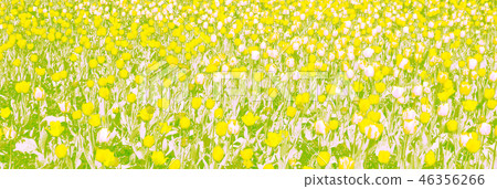 Tulips, drawing, pastel colors, flowers Tulips, drawing, pastel colors, flowers 46356266