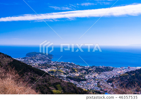 <Kanagawa> Sagami Bay seen from Yugawara Bairin 46357535