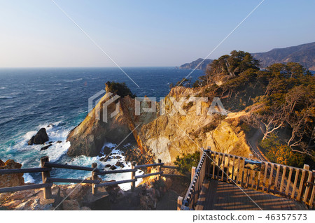 [靜岡縣，伊豆] Oganezaki（Horse Rock）的風景 46357573