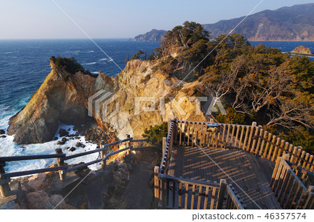 [靜岡縣，伊豆] Oganezaki（Horse Rock）的風景 46357574