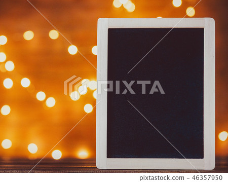 Cafe black board and Fairy Lights Cafe black board and Fairy Lights 46357950