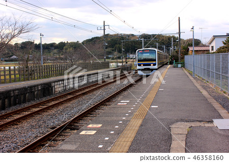 下山火車去Uchibo Line Kuonoe站(5) 下山火車去Uchibo Line Kuonoe站(5) 46358160