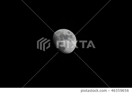 月亮春天銀色長潮 46359656