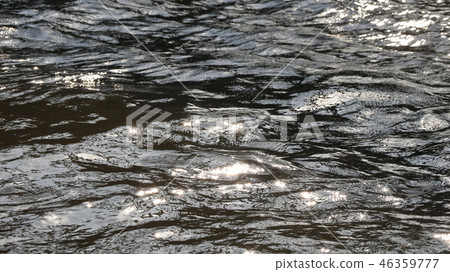 Abstract nature. Sun glare glistening on water. 46359777