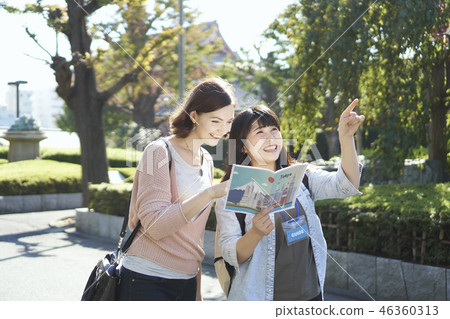 外國人和東京觀光淺草寺Kamimon 46360313