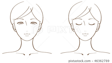 Woman face beauty illustration Woman face beauty illustration 46362789