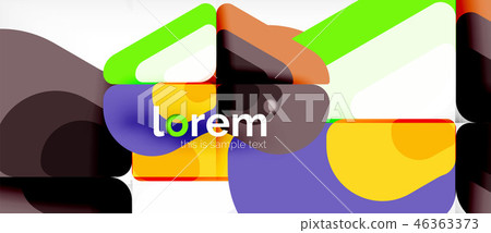 Geometric abstract background 46363373