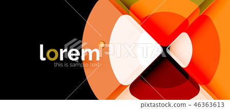 Circles and triangles design abstract background Circles and triangles design abstract background 46363613