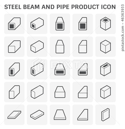 beam pipe icon beam pipe icon 46363933