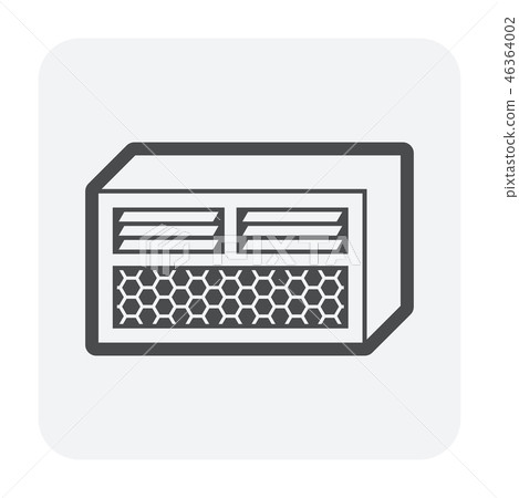 air conditioner icon air conditioner icon 46364002