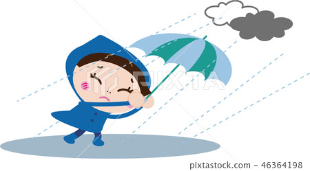 天氣10_強風雨 46364198