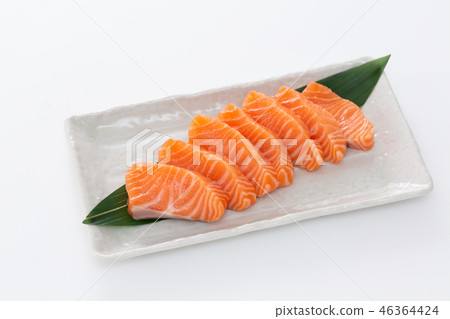 Salmon sashimi Salmon sashimi 46364424
