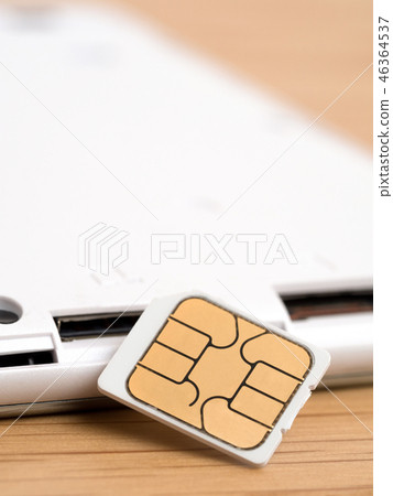 SIM card and tablet 46364537