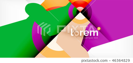 Abstract round elements composition background, organic design Abstract round elements composition background, organic design 46364829