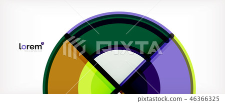 Modern geometric abstract background 46366325