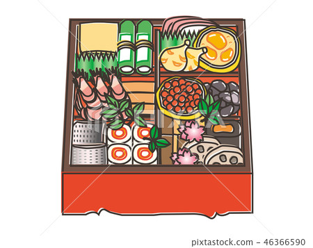 New Year dishes osechi_ryori Japanese New Year foods 46366590