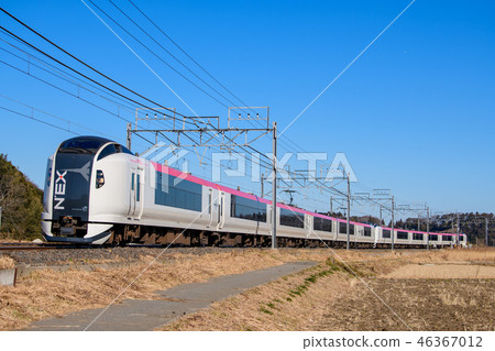 NEX在藍天成田Express E 259系列下運行 NEX在藍天成田Express E 259系列下運行 46367012