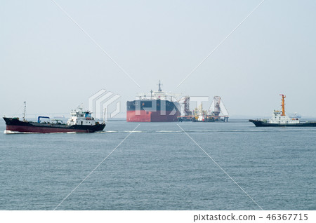 Visiting boats and ships in Tokyo Bay Visiting boats and ships in Tokyo Bay 46367715