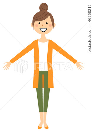 媽媽的小姐伸出雙手 媽媽的小姐伸出雙手 46368213