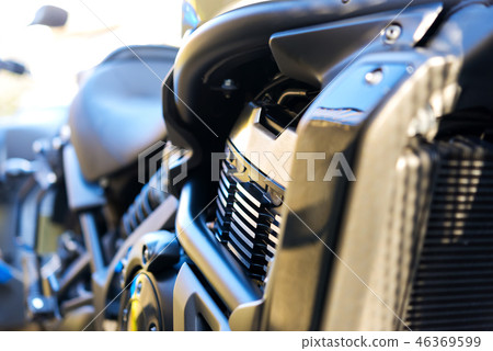 Motorcycle close up photo 46369599