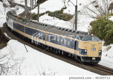 583 series running at Ouhonsen 46369722