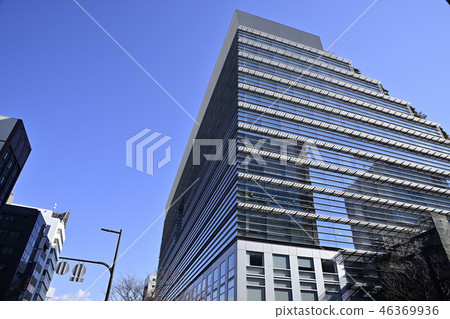 橫跨福岡的福岡市都市風景 橫跨福岡的福岡市都市風景 46369936