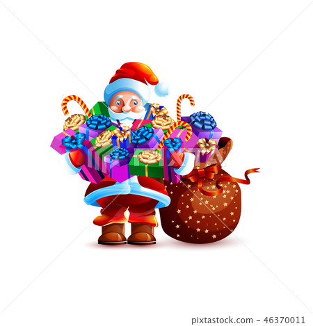 Illustration isolated character santa 46370011