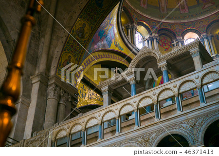 Jerusalem panoramic roof view  46371413