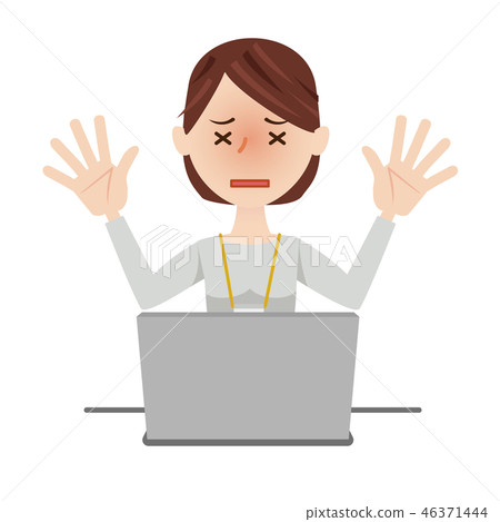 女商人休閒計算機 46371444