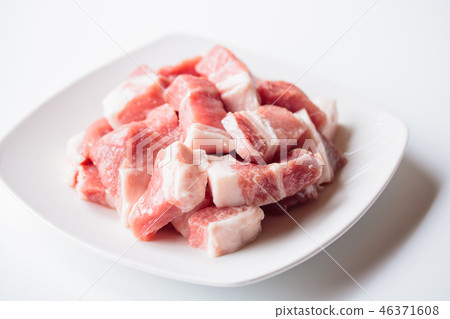 Pork/diced for curry stew 46371608